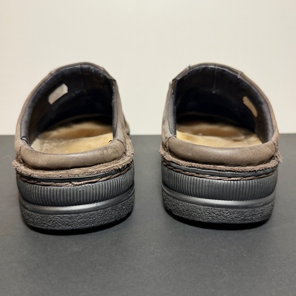 Mens NAOT Bjorn Brown Nubuck Leather Comfort Slip On Clogs / Size 12 - EU 45 main image 6